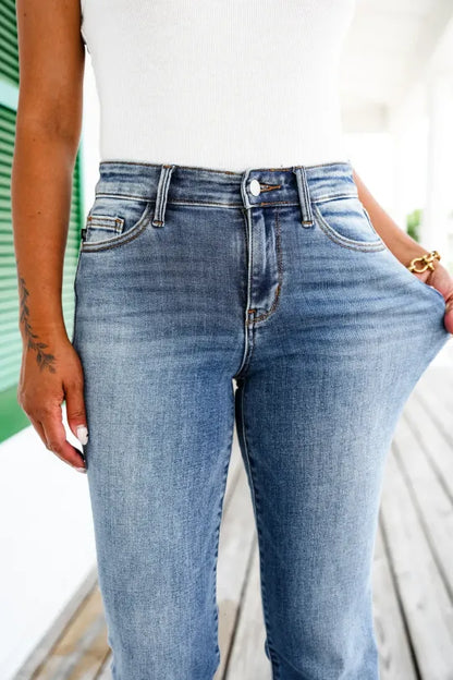 🔥2024 Hot Trend🔥Tummy Control Bootcut Jeans 🔥