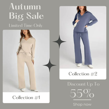 Women's 2 Piece Sets Outfits Casual Long Sleeve Sweatsuits Sets