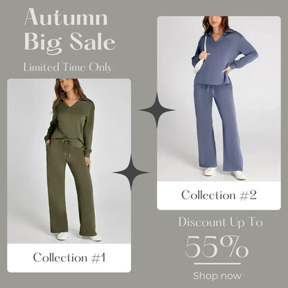 Women's 2 Piece Sets Outfits Casual Long Sleeve Sweatsuits Sets