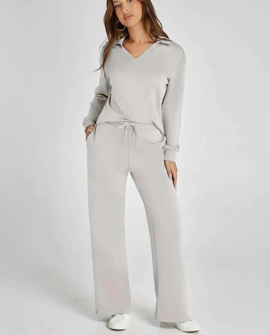 Women's 2 Piece Sets Outfits Casual Long Sleeve Sweatsuits Sets