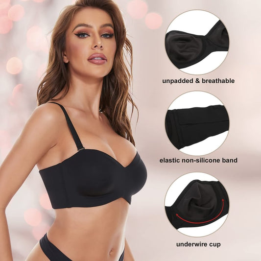 💕 Full Support Non-Slip Multi-Way Strapless Bra💥49% OFF!