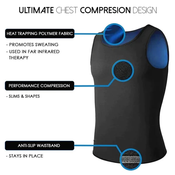 ⭐HOT SALE 70% OFF 🔥Guys Men Chest Compression Top