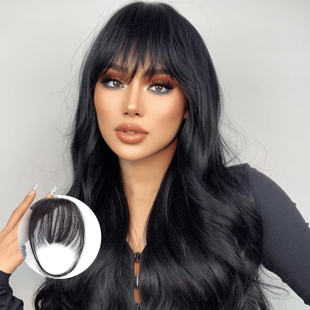 🔥{Hot Sale 50%}🔥 Clip in Bangs (Real Hair)