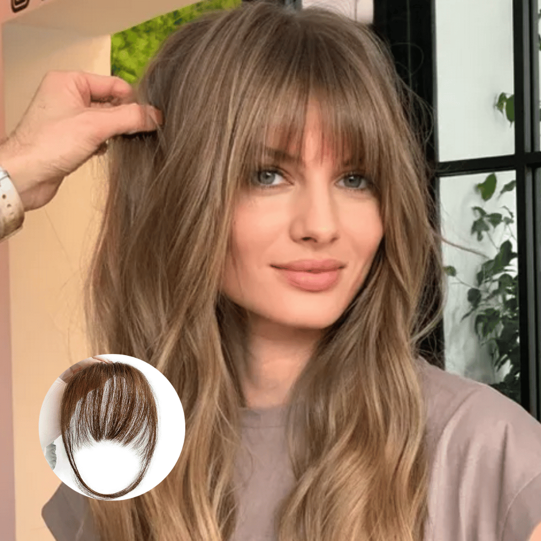 🔥{Hot Sale 50%}🔥 Clip in Bangs (Real Hair)