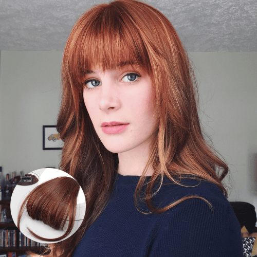 🔥{Hot Sale 50%}🔥 Clip in Bangs (Real Hair)