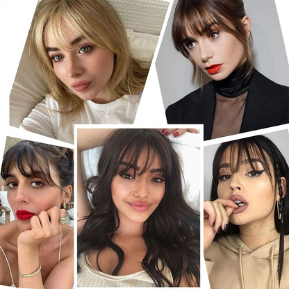 🔥{Hot Sale 50%}🔥 Clip in Bangs (Real Hair)